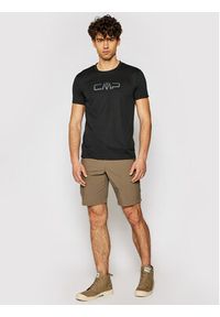 CMP Koszulka techniczna 39T7117P Czarny Regular Fit. Kolor: czarny. Materiał: syntetyk