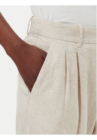 GAP - Gap Spodnie materiałowe 713998-03 Beżowy Wide Leg. Kolor: beżowy. Materiał: wiskoza #5
