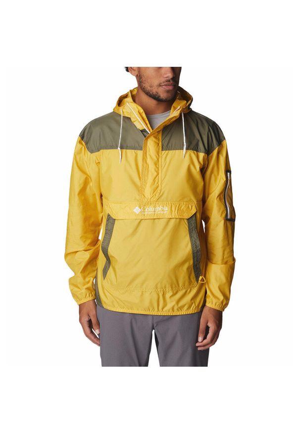 columbia - Kurtka Przejściowa Męska Columbia Challenger Windbreaker Anorak. Kolor: żółty