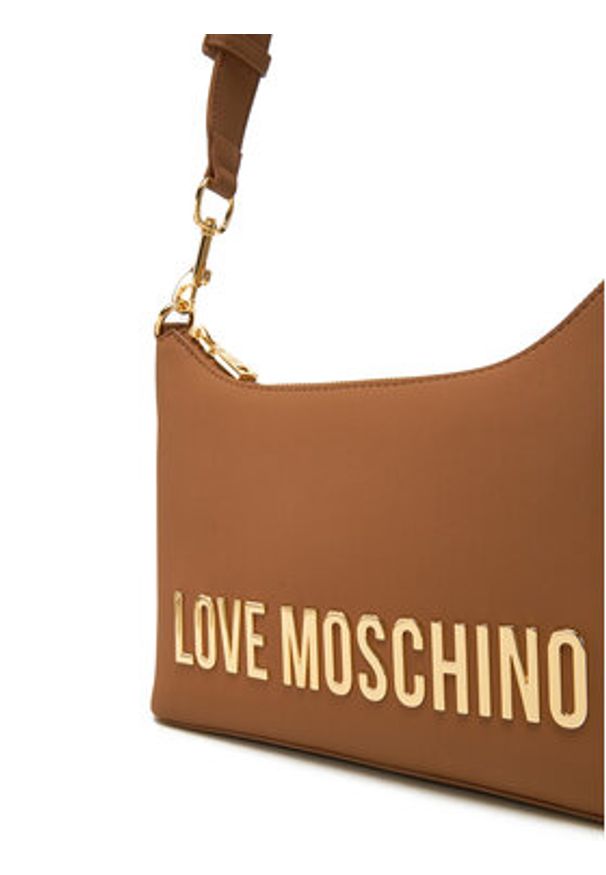 Love Moschino - LOVE MOSCHINO Torebka JC4025PP1MKD0201 Brązowy. Kolor: brązowy. Materiał: skórzane