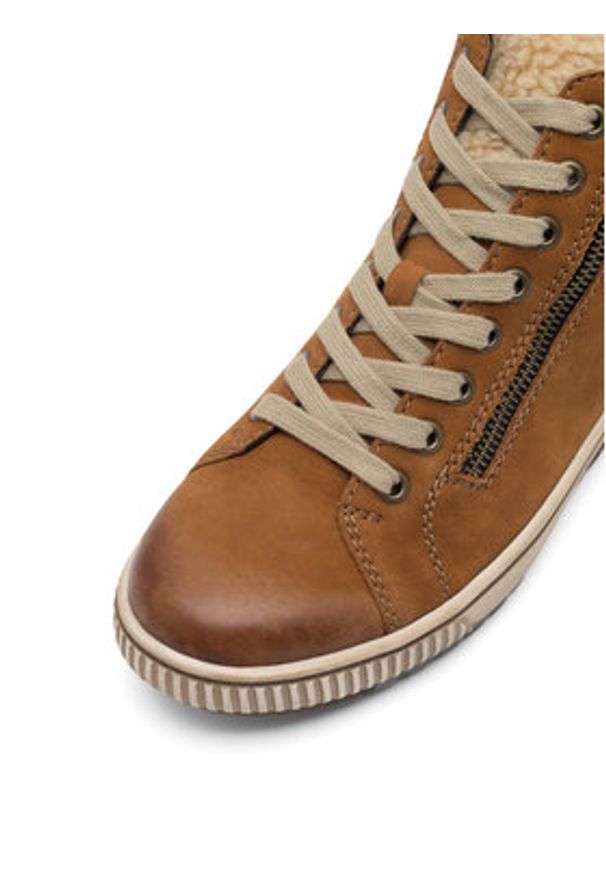 Remonte Trzewiki D0770-22 Brązowy. Kolor: brązowy. Materiał: nubuk, skóra