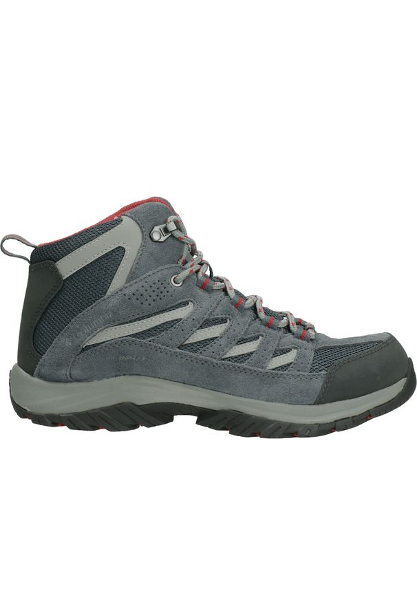 columbia - Buty Trekkingowe Damskie Columbia Crestwood Mid Waterproof. Kolor: szary, beżowy. Styl: sportowy