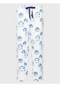 Cyberjammies Spodnie piżamowe Riley 6761 Biały Regular Fit. Kolor: biały. Materiał: bawełna