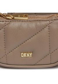DKNY Torebka Betty R34EBB22 Beżowy. Kolor: beżowy. Materiał: skórzane