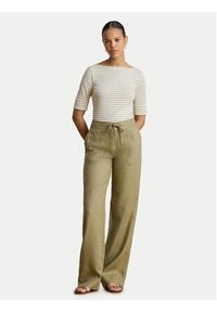 Lauren Ralph Lauren - LAUREN RALPH LAUREN Bluzka Judy 200P13919002 Beżowy Regular Fit. Kolor: beżowy. Materiał: bawełna #6