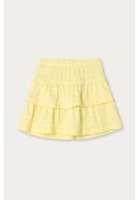 Name it - Spódnica dziecięca 128-164 cm. Kolor: żółty. Materiał: bawełna, dzianina #1