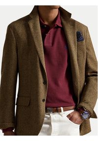 Polo Ralph Lauren Polo 710681126076 Czerwony Slim Fit. Typ kołnierza: polo. Kolor: czerwony. Materiał: bawełna #5
