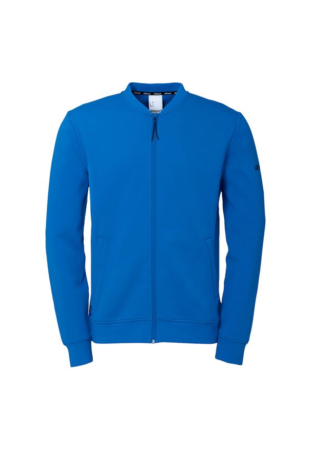 UHLSPORT - Kurtka z dresu Uhlsport ID College. Kolor: niebieski. Materiał: dresówka. Sport: piłka nożna