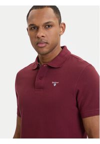 Barbour Polo Tartan MML0012RE53 Bordowy. Typ kołnierza: polo. Kolor: czerwony. Materiał: bawełna #5