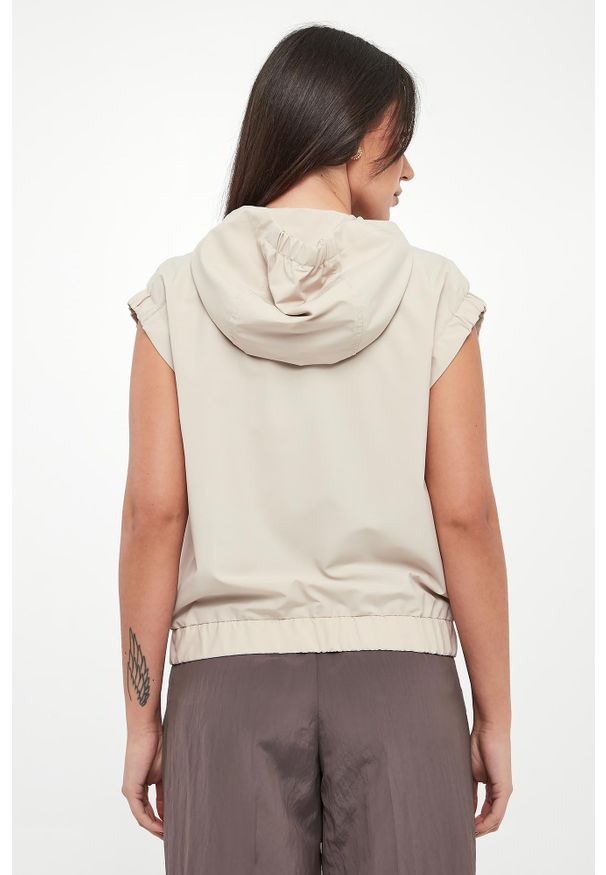 Kamizelka damska wełniana PESERICO. Materiał: wełna