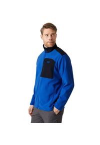 Bluza bez kaptura męska Helly Hansen Daybreaker Block Jacket. Typ kołnierza: bez kaptura. Kolor: niebieski. Materiał: polar. Sport: turystyka piesza #1