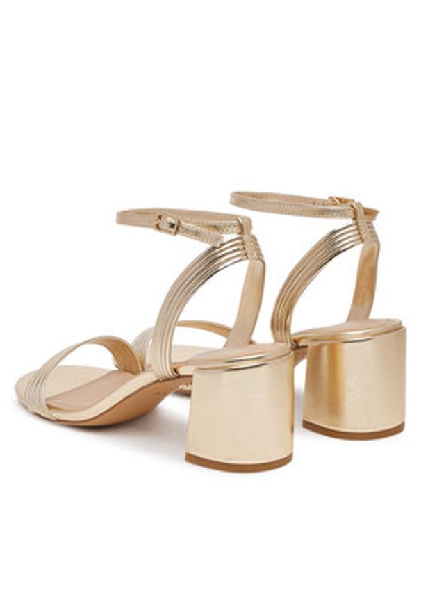 Aldo Sandały Emelda 13813762 Złoty. Kolor: złoty. Materiał: skóra