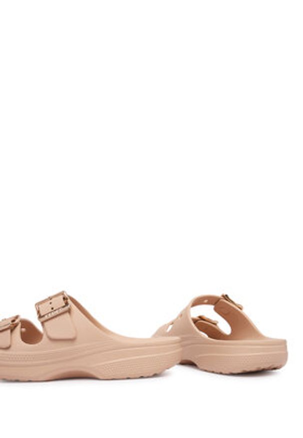 Crocs Klapki Saturday Metallic Buckle 213316 Różowy. Kolor: różowy