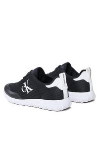 Calvin Klein Jeans Sneakersy Sporty Runner Eva Slipon Mesh YM0YM00627 Czarny. Kolor: czarny. Materiał: materiał #3