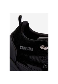 Big-Star - Ocieplane Buty Sportowe Męskie Czarne Big Star MM174161. Zapięcie: sznurówki. Kolor: czarny. Materiał: materiał, futro, syntetyk, skóra, guma. Sezon: jesień. Obcas: na platformie #6