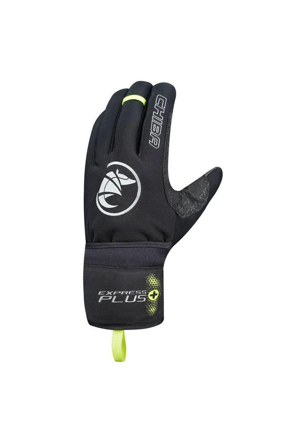 CHIBA - Zimowe rękawiczki sportowe unisex Chiba Express +. Kolor: żółty, wielokolorowy, czarny. Sezon: zima. Sport: kolarstwo