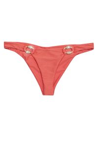 BEACH BUNNY - Dół od bikini Madagascar Glam. Kolor: różowy, wielokolorowy, fioletowy. Materiał: prążkowany, materiał. Wzór: aplikacja #4