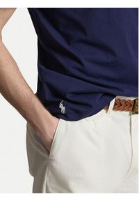 Polo Ralph Lauren T-Shirt 710B20222001 Granatowy Regular Fit. Typ kołnierza: polo. Kolor: niebieski. Materiał: bawełna #5