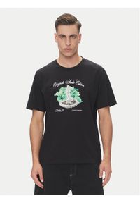 Jack & Jones - Jack&Jones T-Shirt Hydra 12277248 Czarny Relaxed Fit. Kolor: czarny. Materiał: bawełna
