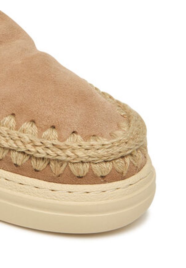 Mou Śniegowce MU.FW411001A Brązowy. Kolor: brązowy. Materiał: zamsz, skóra