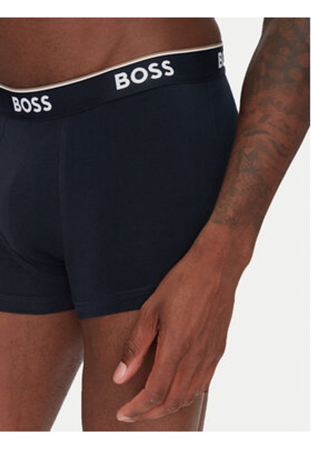 BOSS Komplet 3 par bokserek Trunk 3P Power 50531684 Niebieski. Kolor: niebieski. Materiał: bawełna