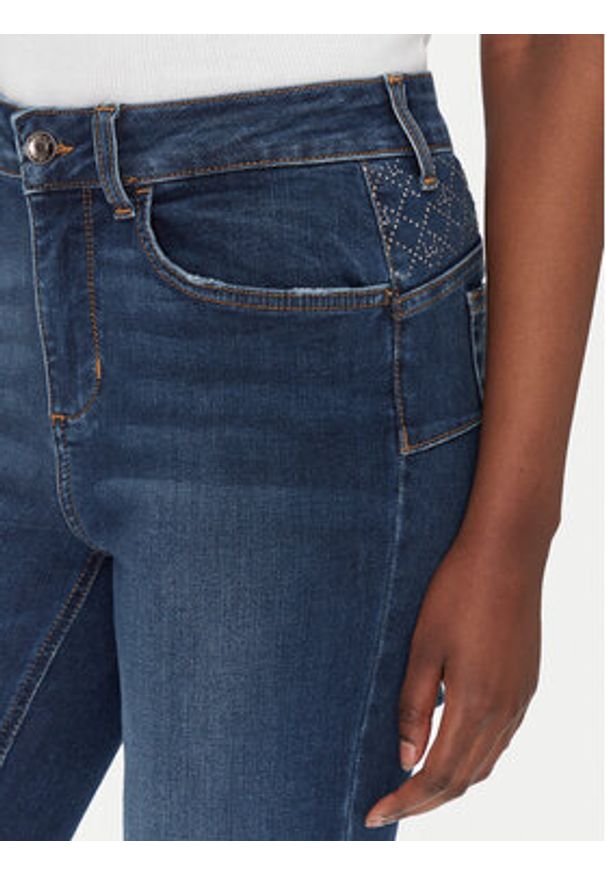 Liu Jo Jeansy UF3013 D4615 Granatowy Perfect Fit. Kolor: niebieski