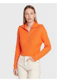 Cotton On Sweter 2055180 Pomarańczowy Regular Fit. Kolor: pomarańczowy. Materiał: wiskoza #1