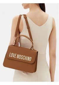 Love Moschino - LOVE MOSCHINO Torebka JC4032PP1MKD0201 Brązowy. Kolor: brązowy. Materiał: skórzane #5