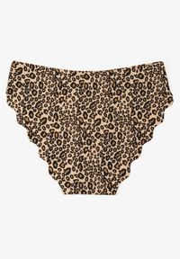 Renee - Panterkowe Majtki Typu Figi o Bezszwowym Wykończeniu Siladeia. Kolekcja: plus size. Materiał: jeans