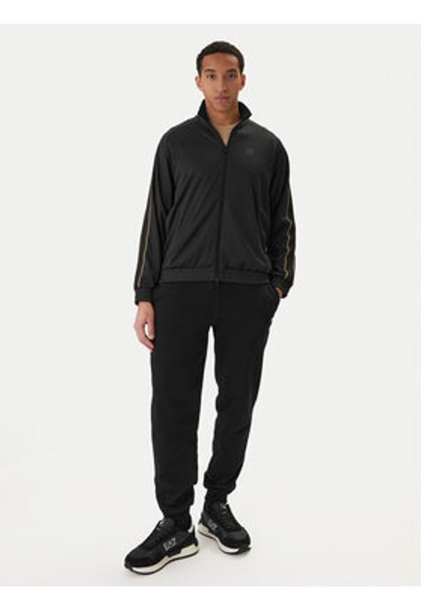 EA7 Emporio Armani Bluza 7M000620 AF17089 UC001 Czarny Regular Fit. Kolor: czarny. Materiał: syntetyk