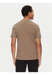 BOSS T-Shirt 50531569 Beżowy Regular Fit. Kolor: beżowy. Materiał: bawełna #4