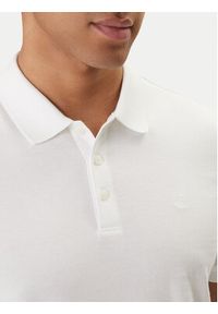 Calvin Klein Jeans Polo Classic Monogram LV04RD255G Biały Regular Fit. Typ kołnierza: polo. Kolor: biały. Materiał: bawełna #3