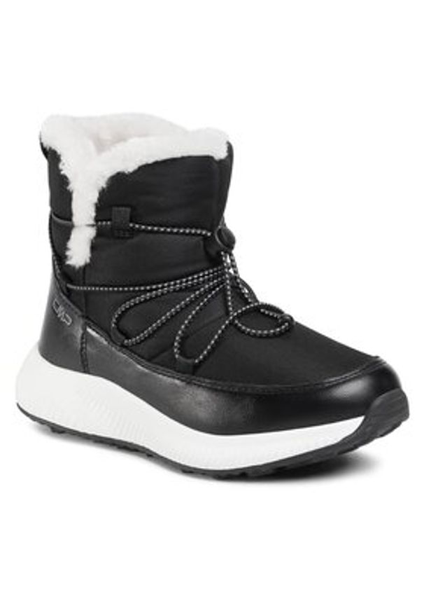 CMP Śniegowce Sheratan Wmn Lifestyle Shoes Wp 30Q4576 Czarny. Kolor: czarny. Materiał: materiał