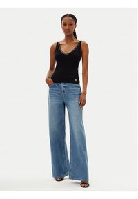 MET Jeansy NOS CHLOE T4L736 Niebieski Wide Leg. Kolor: niebieski