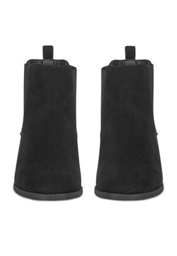 Clara Barson Botki JD23-1222-03 Czarny. Kolor: czarny. Materiał: materiał