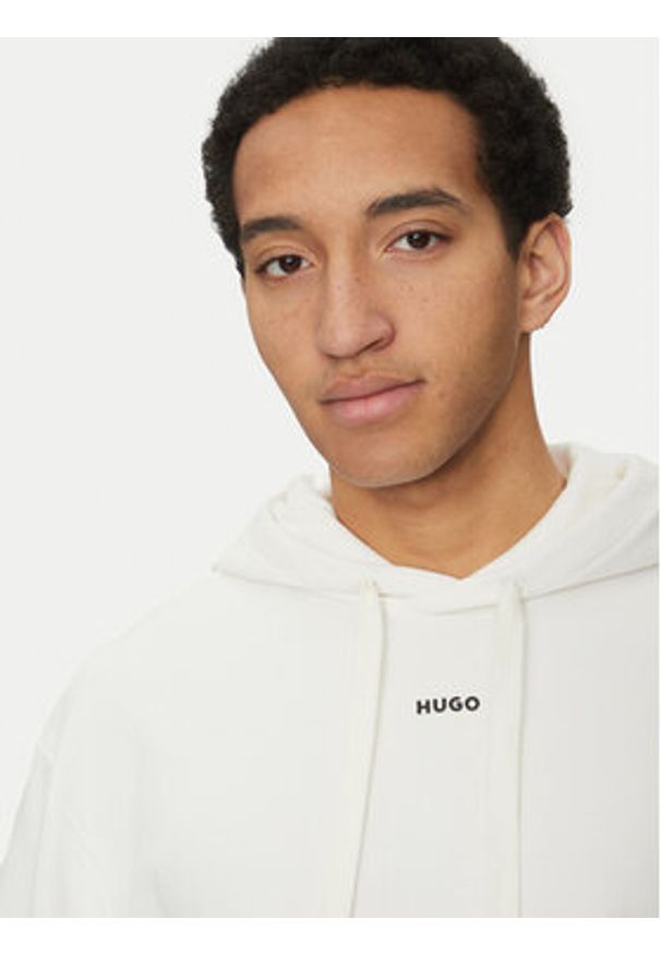 Hugo - HUGO Bluza Dapo 50486478 Écru Relaxed Fit. Materiał: bawełna