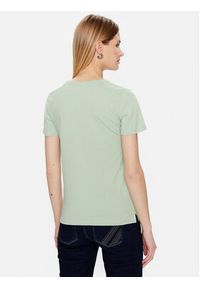 Guess T-Shirt Script W3GI36 I3Z14 Zielony Regular Fit. Kolor: zielony. Materiał: bawełna