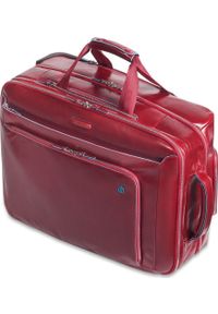 Piquadro Piquadro, Piquadro, Leather, Cabin Trolley, Red, 51 x 38 x 23, With Double Notebook And Ip For Women