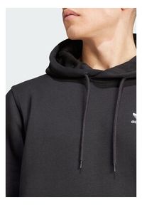 Adidas - adidas Bluza Trefoil Essentials IY4930 Czarny Regular Fit. Kolor: czarny. Materiał: bawełna #4