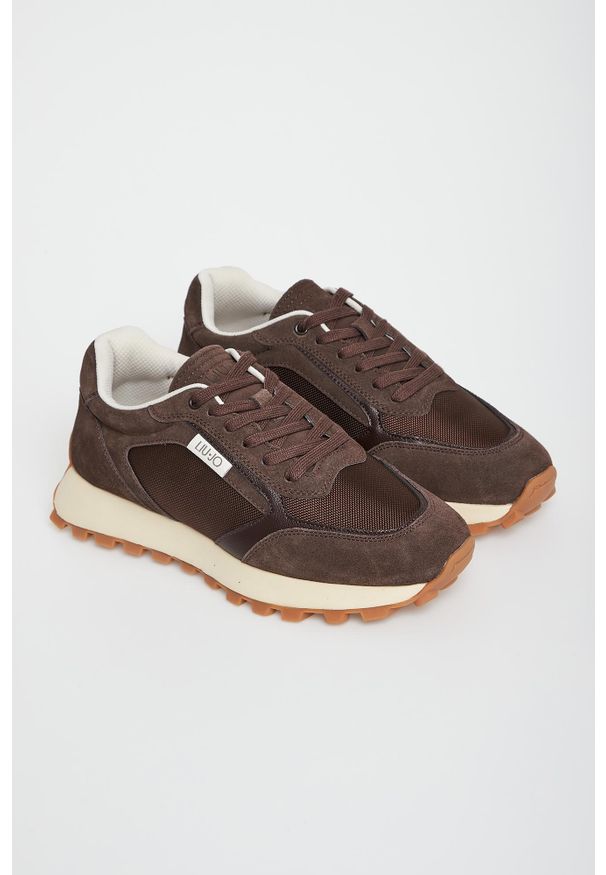 Liu Jo - Sneakersy męskie skórzane LIU JO. Materiał: skóra