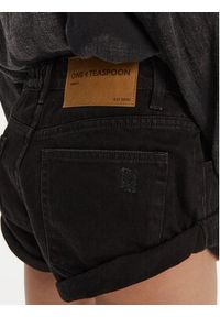 One Teaspoon Szorty jeansowe Bandit 22620C Czarny Relaxed Fit. Kolor: czarny. Materiał: bawełna #5
