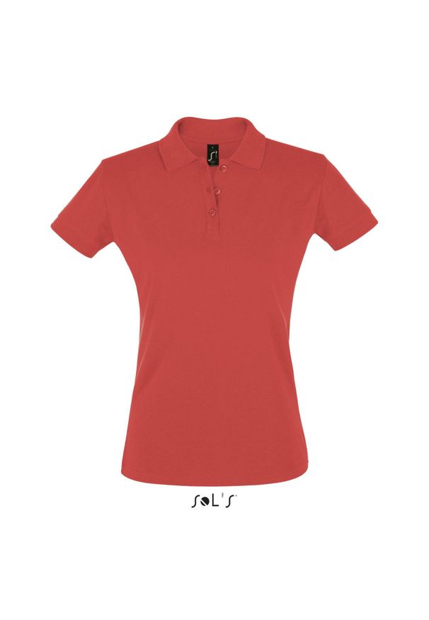 SOL'S - Damska koszulka polo Sol's Perfect. Typ kołnierza: polo. Kolor: wielokolorowy, czerwony, różowy