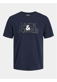 Jack & Jones - Jack&Jones Piżama Ula 12255000 Granatowy Standard Fit. Kolor: niebieski. Materiał: bawełna