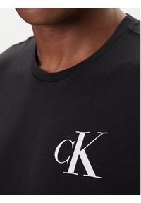 Calvin Klein Jeans T-Shirt 30s Chest Logo LV04RD865G Czarny Regular Fit. Kolor: czarny. Materiał: bawełna #3
