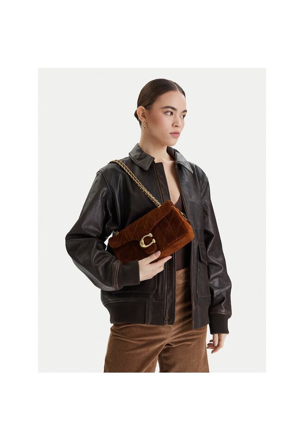 Torebka Coach. Kolor: brązowy