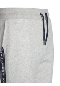 TOMMY HILFIGER - Tommy Hilfiger Spodnie dresowe Trucker UM0UM00706 Szary Regular Fit. Kolor: szary. Materiał: bawełna