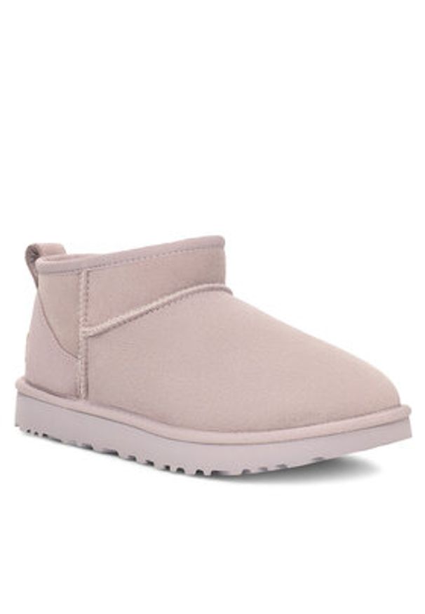 Ugg Śniegowce W Classic Ultra Mini 1116109 Fioletowy. Kolor: fioletowy. Materiał: skóra