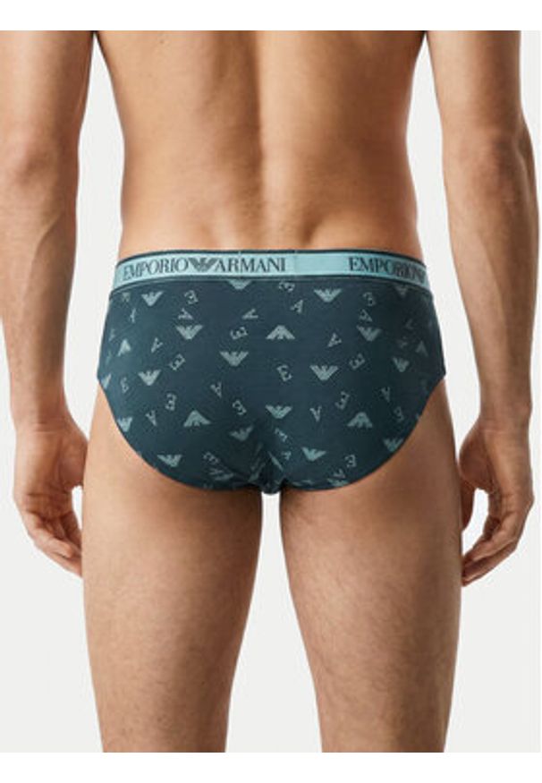 Emporio Armani Underwear Komplet slipów EM000369 AF20669 MB148 Kolorowy. Materiał: bawełna. Wzór: kolorowy