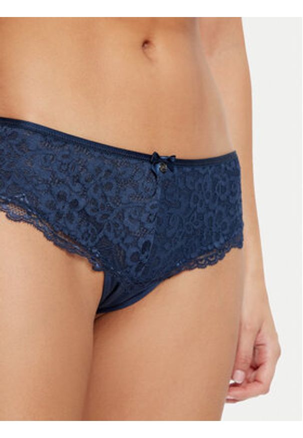 Hunkemöller Figi brazylijskie Marine 206315 Granatowy. Kolor: niebieski. Materiał: syntetyk