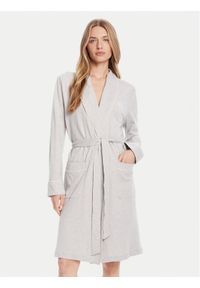 Lauren Ralph Lauren - LAUREN RALPH LAUREN Szlafrok ILN42453 Szary. Kolor: szary. Materiał: bawełna